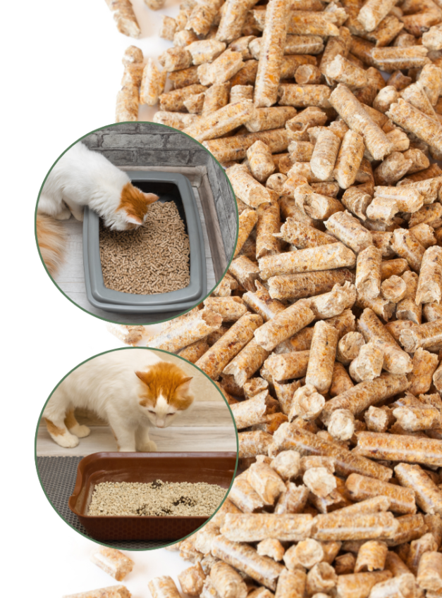 Doğal Çam Peleti Kedi Kumu – Tozsuz, Kokusuz 20 L